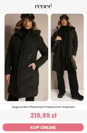 Renee magazyn Strona 10: reneé Długa Kurtka z Pikowanymi Przeszyciami i Kapturem 219,99 zł KUP ONLINE
