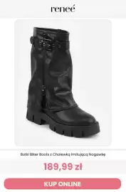Renee magazyn Strona 2: Botki Biker Boots z Cholewką Imitującą Nogawkę €189,99