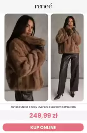 Renee magazyn Strona 4: Kurtka Futerko o Kroju Oversize z Szerokim Kołnierzem €249,99