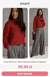 Renee magazyn Strona 8: reneé 71 Sweter Melanżowy z Wełną i Bawełną Ozdobiony Ściągaczem 99,99 zł KUP ONLINE
