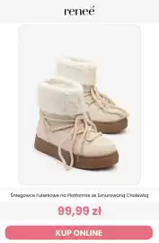 Renee magazyn Strona 9: Śniegowce Futerkowe na Platformie ze Sznurowaną Cholewką €99,99