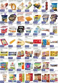 Konzum leták Strana 2: Zankov Snack s mléčnou náplní a kakaovou polevou €6,90, Nowaco americké brambory se slupkou €49,90