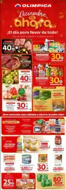 Catálogo Olímpica Página 1: Colcafe - café clásico €24.850,00, Mayaguez - azúcar blanca especial €3,75