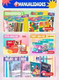 Catálogo Ofix Página 10: MANUALIDADES MANUALDADES con pestañas nt. OJITOS SMARTY cra VILES colores surtidos LIMPIAPIPAS