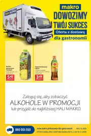 Makro gazetka Strona 1: Nektar ananasowy Tymbark €5,49, Napój herbaciany Lipton €3,49