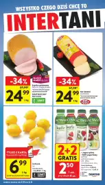 Intermarche gazetka Strona 2: Cytryny €6,99, Jogurt pitny wiśnia jabłko Activia €2,50