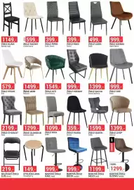 Baumax leták Strana 2: Židle Niva šedá €1.099,00, Židle glamour €1.299,00