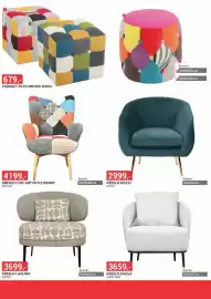 Baumax leták Strana 55: Taburet patchwork soho €679,00, Křeslo paola světle šedá €3.659,00