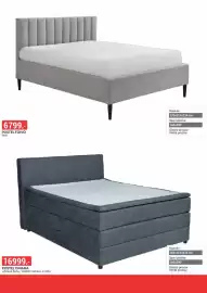 Baumax leták Strana 66: Postel Omaha €16.999,00, Postel Toivo šedá €6.799,00
