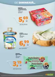Catalog La Doi Pasi Pagină 2: Nutribon baton vegan €3,19, Danonino brânzică de vaci cu piure de fructe €5,69