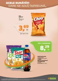 Catalog La Doi Pasi Pagină 8: Chio chipsuri €3,69, Star Mix Pepsi €8,29