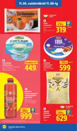 Lidl akciós újság hét 45 Oldal 10: Cheeseland Cottage Cheese €449,00, Milbona laktózmentes mascarpone €599,00