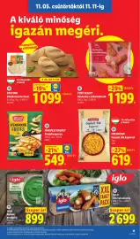 Lidl akciós újság hét 45 Oldal 11: Harvest Basket Steakburgonya €549,00, Freshona gyalult tok kaporral €619,00