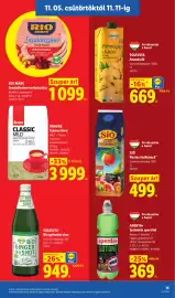 Lidl akciós újság hét 45 Oldal 15: Bravos classic mild €3.999,00, Solevita bio gyömbér shot €949,00
