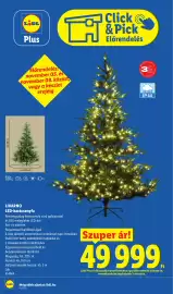 Lidl akciós újság hét 45 Oldal 30: Livarno led-karácsonyfa €49.999,00