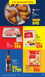 Lidl akciós újság hét 45 Oldal 35: Dulano Prosciutto Cotto €599,00, James cook barna rum €2.799,00