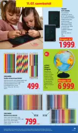 Lidl akciós újság hét 45 Oldal 39: Lupilu világító földgömb €6.999,00, Crelando jumbo színesceruza-készlet €499,00