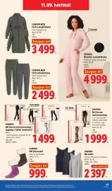 Lidl akciós újság hét 45 Oldal 43: Esmara női thermo harisnyanadrág €19.999,00, Esmara men férfi szabadidőalsó €2.499,00