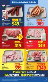 Lidl akciós újság hét 45 Oldal 5: Pikok morva sonka €399,00, Hazánk kincsei / pikok páros szárakolbász €949,00