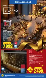 Lidl akciós újság hét 45 Oldal 12: Livarino led-fényfüggöny / led-fényháló €2.499,00, Livarno galaxis led-fényfüzér €7.999,00