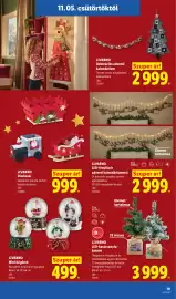 Lidl akciós újság hét 45 Oldal 19: Livarino mini hógömb €499,00, Livarno led-karácsonyfa-készlet €3.999,00