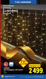 Lidl akciós újság hét 45 Oldal 2: Livarno led-fényfüggöny / led-fényháló €2.499,00