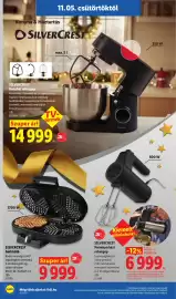 Lidl akciós újság hét 45 Oldal 6: Silvercrest konyhai robotgép €14.999,00, Silvercrest Gofrisütő €9.999,00