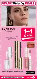 Etos folder week 45 Pagina 4: WAUW! Beauty DEALS L'ORÉAL PARIS Jouw mascara en Lipfavorieten! 1+1 gratis LOREAL ARIS PLUMP