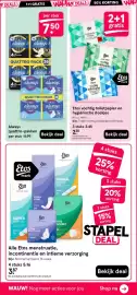 Etos folder week 45 Pagina 45: Always quattro-pakken €7,50, Etos menstruatie, incontinentie en intieme verzorging €3,87