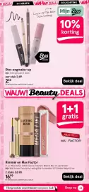 Etos folder week 45 Pagina 5: Etos oogmake-up €2,24, Rimmel en Max Factor €16,99