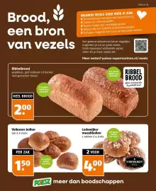Poiesz folder week 45 Pagina 11: Volkoren bollen €1,50, Lodewijker mueslibollen €4,00