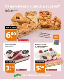 Poiesz folder week 45 Pagina 13: Cheesecakepunten €3,50, Aardbeienschnitte of chipolataschnitte €5,50