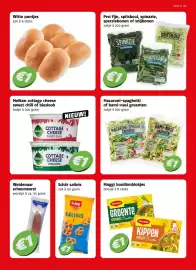 Poiesz folder week 45 Pagina 21: Macaroni-spaghetti of bami-nasi groenten €1,00, Melkan cottage cheese €1,00