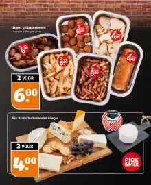 Poiesz folder week 45 Pagina 33: Pick & mix buitenlandse kaasjes €4,00, Slagers grillassortiment €6,00