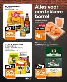 Poiesz folder week 45 Pagina 34: La Chouffe, Liefmans, Duvel of Brouwerij 't IJ €1,79