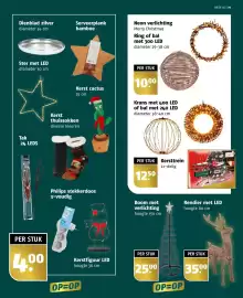 Poiesz folder week 45 Pagina 39: Krans met 400 LED of bal met 240 LED €12,50, Ring of bal €10,00
