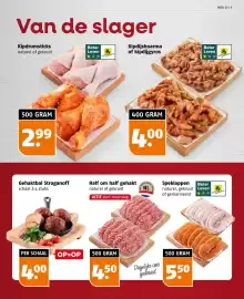 Poiesz folder week 45 Pagina 7: Gehaktbal Stroganoff €4,00, Kipdijshoarma of kipdijgyros €4,00