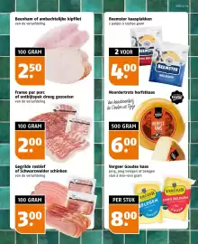 Poiesz folder week 45 Pagina 9: Beenham of ambachtelijke kipfilet €2,50, Franse pur porc of ontbijtspek droog gezouten €2,00