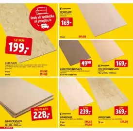 Jem & fix kundeavis uke 45 Side 10: OSB3 PLATE, GULVSPONPLATE €228,00