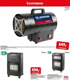 Jem & fix tilbudsavis Side 10: Grad gasvarmeovn med blæser €599,00, Homeit gasvarmekanon €649,00