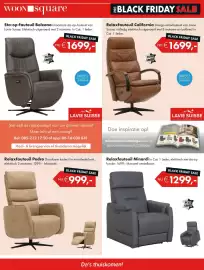 Woonsquare folder week 45 Pagina 10: Echt leder €1.299,00, Relaxfauteuil Pedro €999,00