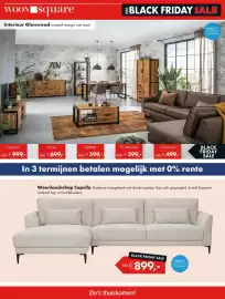 Woonsquare folder week 45 Pagina 2: WOON square Interieur Glenwood massief mango met staal BLACK FRIDAY SALE 4 Dressoir