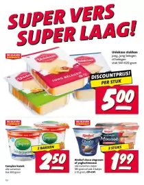 Nettorama folder Pagina 10: Almhof choco slagroom of yoghurtmousse €1,99, Campina kwark €2,50