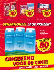 Nettorama folder Pagina 17: Kook- of kloppudding €0,80, King pepermunt of Red Band stophoest €0,80