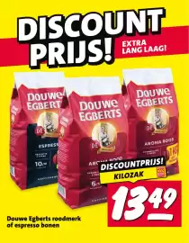 Nettorama folder Pagina 21: Douwe Egberts roodmerk of espresso bonen €13,49