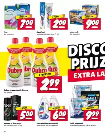 Nettorama folder Pagina 30: Omo vloeibaar wasmiddel €6,00, Aquafresh tandsteen controle €2,00