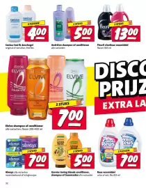 Nettorama folder Pagina 32: Elvive shampoo of conditioner €7,00, Andrélon shampoo of conditioner €5,00