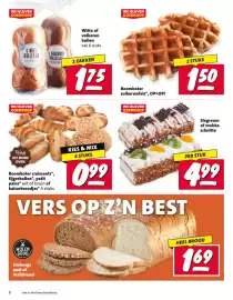 Nettorama folder Pagina 8: Roomboter suikerwafels €1,50, Slagroom of mokka schnitte €4,99