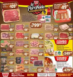 Folleto Casa Ley Página 1: Pechuga De Pollo Sin Hueso Kilo €94,90, Chuleta de Paleta de Puerco €66,90
