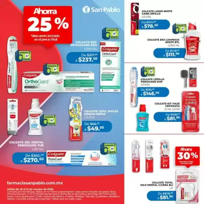 Farmacia San Pablo (válido hasta 31-10)